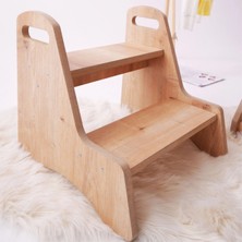 Montessori Bebek ve Çocuk Basamağı Kahverengi Güvenli ve Kullanışlı