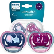 Philips Avent Ultra Air Emzik +18 Ay 2li Kız SCF349/22