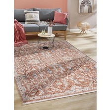 GÜLCEM HOME Vintage, Etnik Desenli Sanatsal Cross Dokuma Salon ve Oturma Odası Halısı