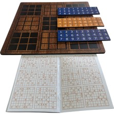 Sudoku - Ahşap Kutu Zeka Oyunu | Çocuklar ve Yetişkinler Için Eğitici Oyun