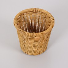 Mylamp Laura 16X15 Cm. Rattan Küçük Saksılık