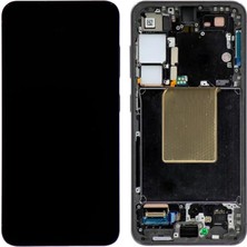 Yedcom Samsung S24 İle Uyumlu Çıtalı Gold Ekran Lcd Dokunmatik