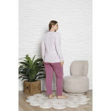 Kadın Pijama  Takımı Uzun Kol