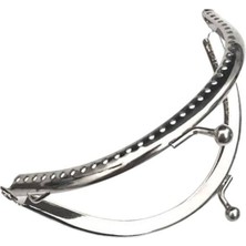 Metal Çanta Klipsi -Gümüş Rengi-10.5 cm