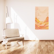 Bohem Tablo Rüya Manzarası Manevi, Sıcak Tonlar Bohem Duvar Sanatı Çerçevesiz Tablo