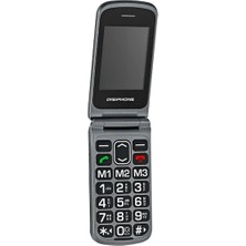 S700 Tuşlu Kapaklı Cep Telefonu Siyah Siyah