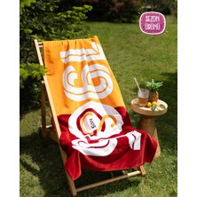 Taç Lisanslı Galatasaray 1905 Logo Plaj Havlusu