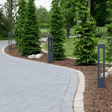 Led’li Alüminyum Peyzaj Aydınlatması | 100 cm Bollard Bahçe Aydınlatma Direği