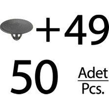 Alpha Auto Part Toyota için 50'li Kaput İzalatör Klips