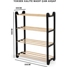 Na-03 Ahşap Ayakkabılık Kaliteli Masif Çam Çubuk Ahşap
