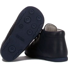 Ilk Adım Unisex Çocuk Deri Ayakkabı 18-23 Lacivert Deri