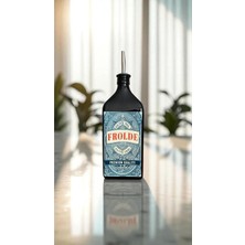 Home Amber 500 ml Cam Yassı Zeytinyağı Yağdanlık Şişesi Vintage Ayçiçek Yağlık