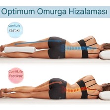 2si Bir Arada Ultra Rahat Üst Yüzeyli Uyku Için Yatak Kama Yastığı Hafızalı Köpük Yastık ve Çok Amaçli Yastık Rahatlatma, ve Ameliyat Sonrası Için Kama Yastık