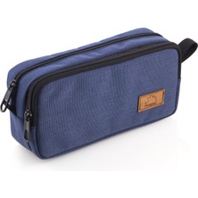 Hedgebag Çift Göz Kalem Kutu Hb 2323-02 Lacivert 8681506310040