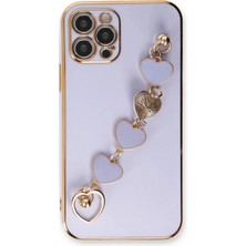 iPhone 12 Pro Kılıf Esila Silikon - Lila