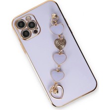 iPhone 12 Pro Kılıf Esila Silikon - Lila