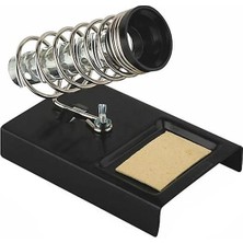 Tenon Td-10 Yaylı Tip Süngerli Havya Tutucu Metal Standı Siyah