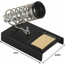 Tenon Td-10 Yaylı Tip Süngerli Havya Tutucu Metal Standı Siyah