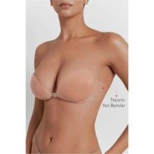 Ten Kadın Silikon Askısız Yapışkanlı Sütyen 8002