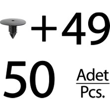 Alpha Auto Part Renault ve Dacia için 50'li Davlumbaz Klips