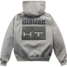 Blauer Easy Men Open Hoody Korumalı Motosiklet Montu Gri