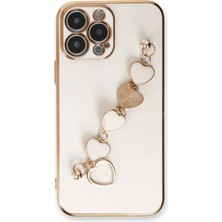 iPhone 13 Pro Kılıf Esila Silikon - Beyaz