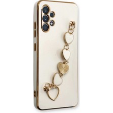 Samsung Galaxy A32 Kılıf Esila Silikon - Beyaz