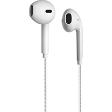 Lecoo EH104W 3.5 mm Jacklı Kablolu Kulak Içi Mikrofonlu Kulaklık Beyaz