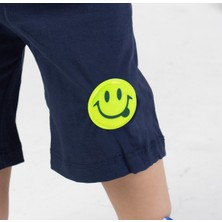 Harika Kids Şortlu Kısa Kollu Boys Desen Baskılı Basic Alt-Üst Takım 6-24 Ay