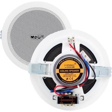 MV-11087 16 cm 10 Watt Hat Trafolu Sıva Altı Beyaz Alçıpan Hoparlör
