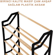 Na-01 Ahşap Ayakkabılık Kaliteli Masif Çam Çubuk Ahşap