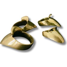 Metal Alaşım Zihgir Pirinç – Başparmak Okçu Yüzüğü