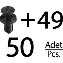 Alpha Auto Part Fiat 500, Croma 154, 194 için 50'li Davlumbaz Klips