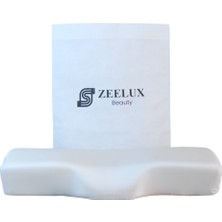 Güzellik Yastığı – 2'si 1 Arada Ortopedik Visco Hafızalı Köpük VE%100 Saf Dut Ipek Ergonomik Yaşlanma ve Tasarım, Cilt ve Saç Koruyucu, Lüks ve Cilt Dostu Yastık (Pembe)
