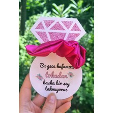 Hediyelik Toka Bekarlığa Veda Hediyesi Nedime Hediyesi Kına Hediyesi Fuşya Toka 10LU