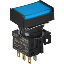 Autonics S16PRT-H3BC24 ,KONTAK-1A1K MAVI-24V Yaylı M16 Buton