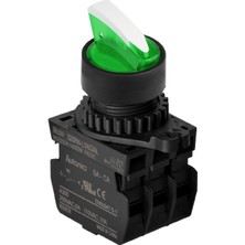 Autonics S2SRN-L7G2ALM ,3-KONUM/KONTAK-2A YEŞIL-220V Kalıcı M22 Anahtar
