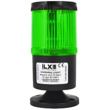 Ilx İL-XDB-TK7-22Y ,220VAC 90DB Yeşil Döner Tepe Lamba