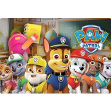 Deniz Parti Paw Patrol Dikdörtgen Pasta Yenilebilir Resim Baskı 28x19 cm