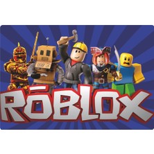 Deniz Parti Roblox Dikdörtgen Pasta Yenilebilir Resim Baskı 28x19 cm