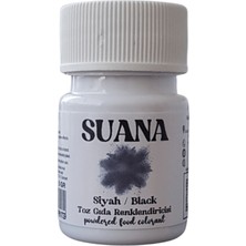 Suana Su Bazlı Toz Gıda Boyası 5 gr Siyah