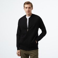 Nautica Erkek Siyah Regular Fit Hırka