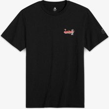 Converse x Tom & Jerry Unisex Siyah T-Shirt