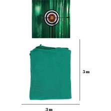 Okçuluk Güvenlik Perdesi – 5x3 M Güçlendirilmiş Polyester Ok Yakalama Ağı
