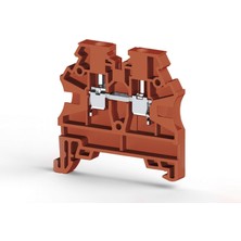 Klemsan Avk 2.5rd-Kr ,kırmızı-2.5mm,vidalı Ray Klemens