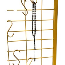 Gold ve Mavi Detaylı Siyah Kuka Erkek Doğal Taş Tesbih