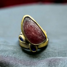 Yakut Gümüş Yüzük