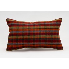 Kilim Wholesale El Yapımı Kilimden Yapılmış Vintage Kırlent Kılıfı, Yün, 30X50 cm