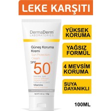 Dermaderm 2 Adet Spf 50+ Güneş Koruma Vitaminli Yüz ve Vücut Güneş Kremi 2 x 100ML
