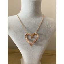 Kalp Kolye Rose Gold